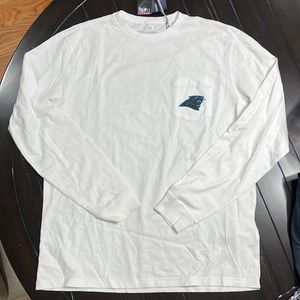 Vineyard Vines white long sleeve, NFL Carolina Panthers, T-shirt, size Medium